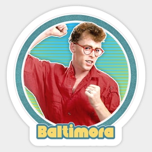 Baltimora // 80s Italo Fan Design Sticker